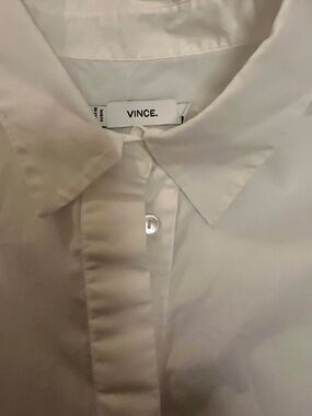 Vince White Blouse Size S